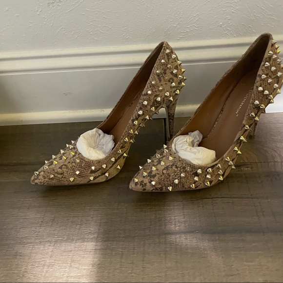 Bcbg Snake print spiked heels - Picture 2 of 3